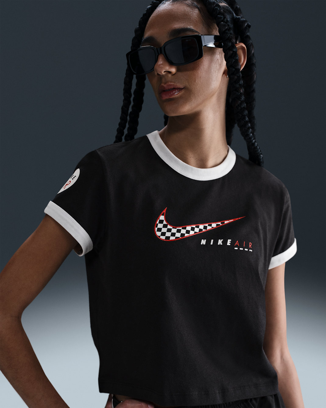 Nike Sportswear Club Women's Short-Sleeve T-Shirt - Black
