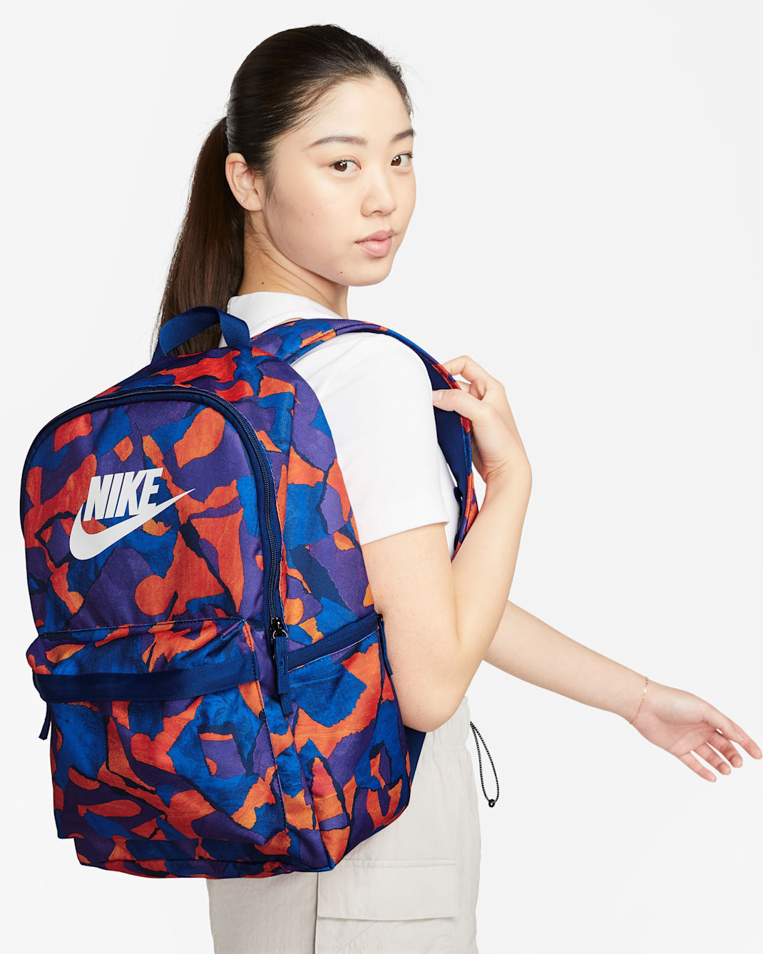 Nike Heritage Backpack (25L) - Deep Royal Blue/Deep Royal Blue/White