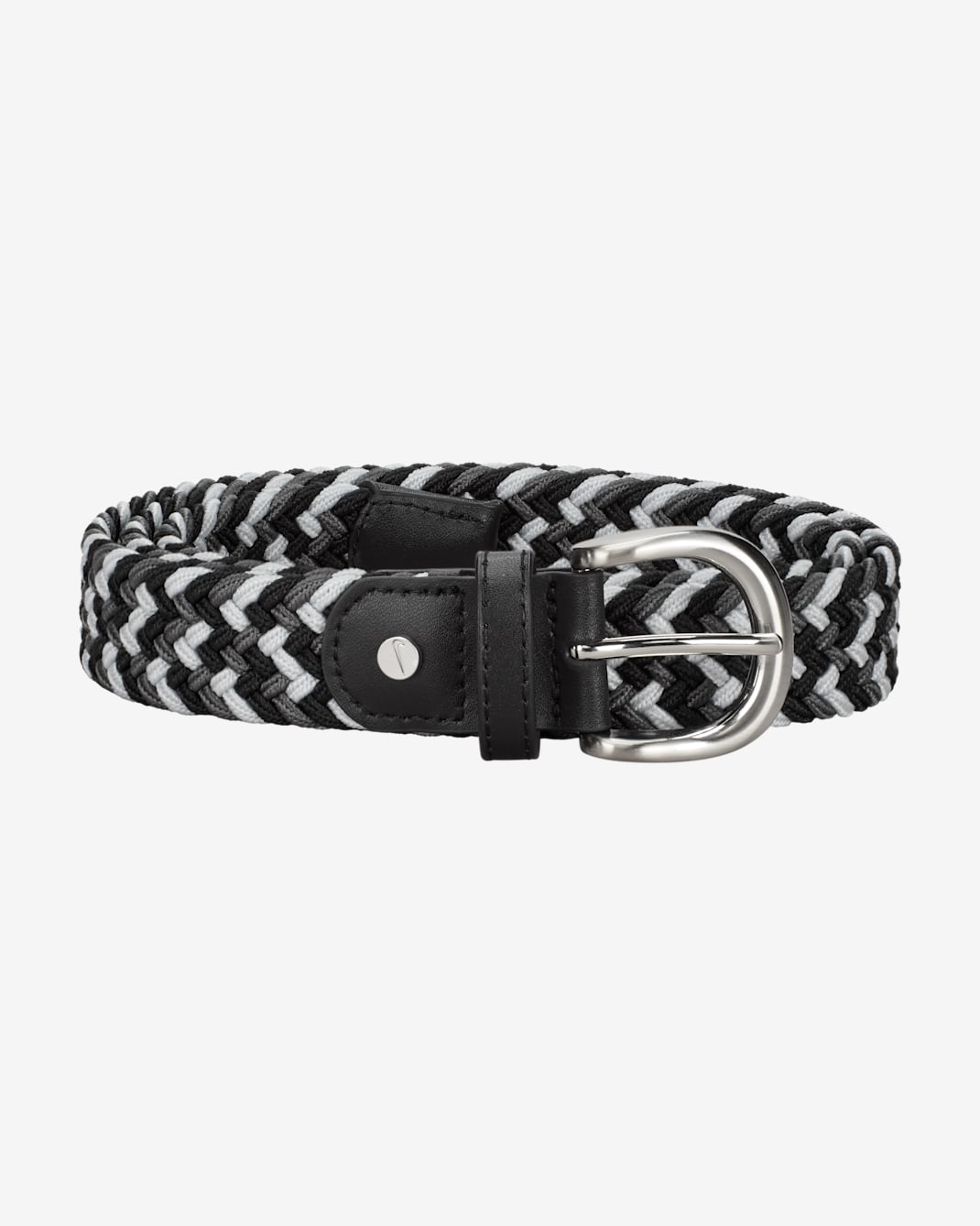 Nike Women's Multi-Color Stretch Woven Belt - Black