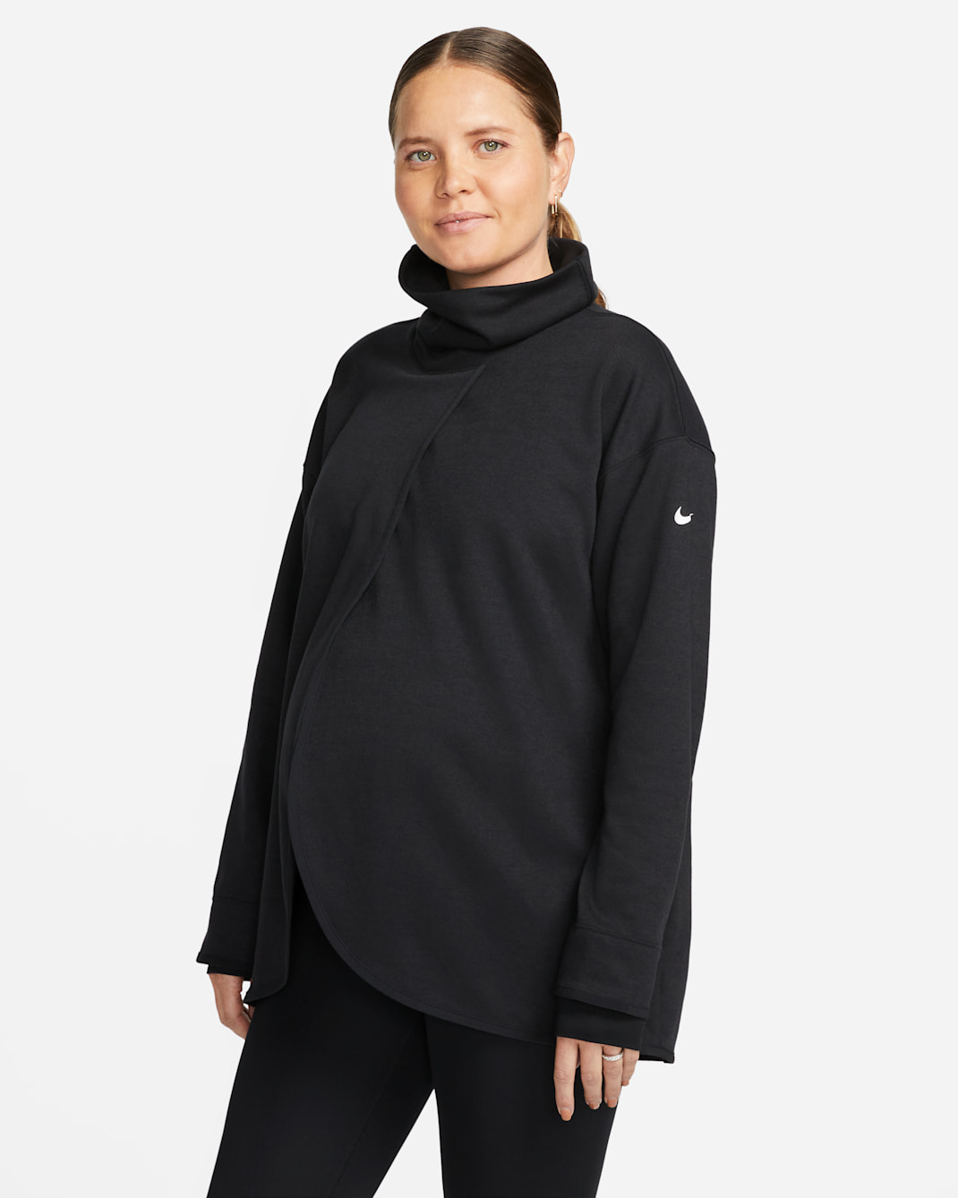 Nike (M) Women's Reversible Pullover (Maternity) - Black/Black/White