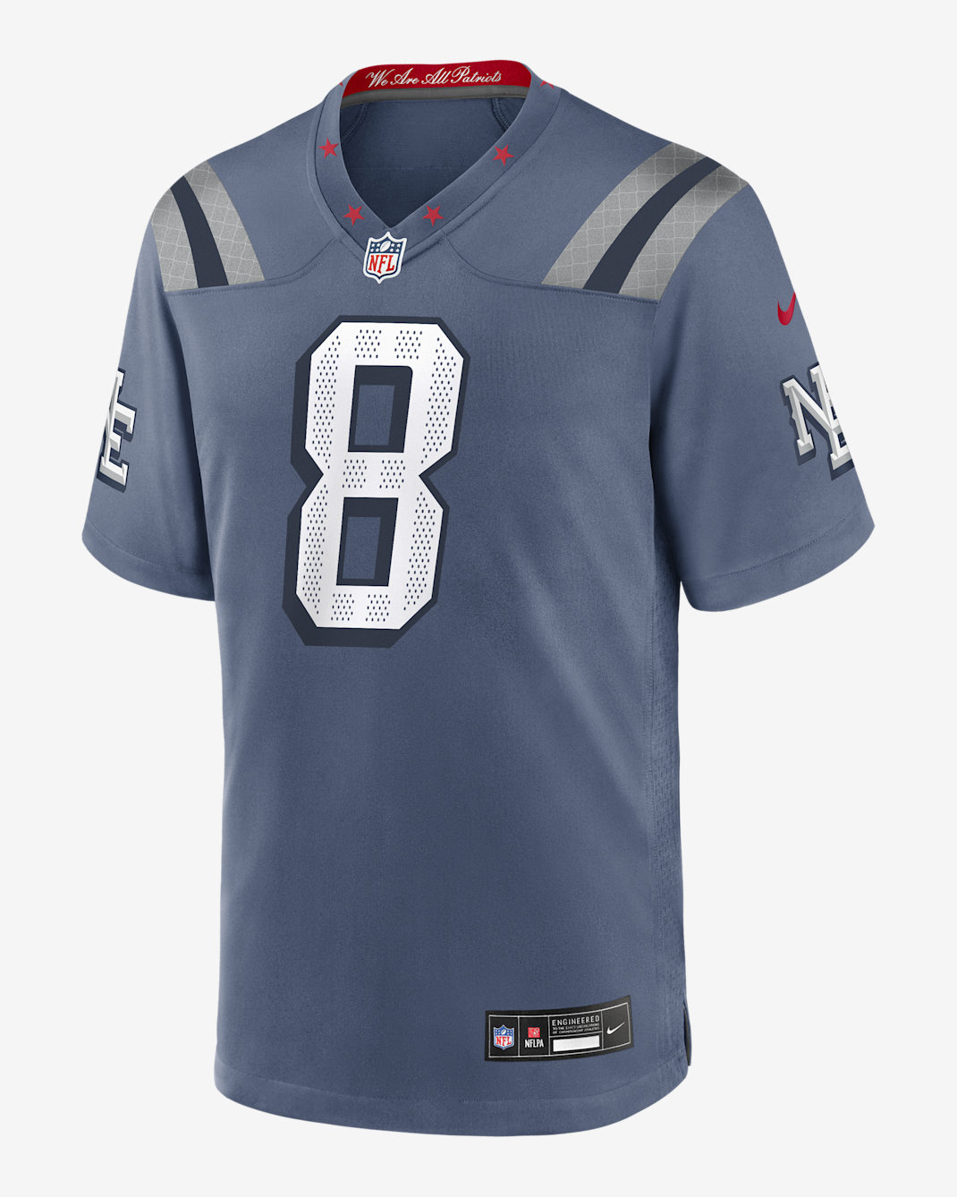 Stefon Diggs New England Patriots Rivalries Collection Men’s Nike NFL Game Jersey - Blue