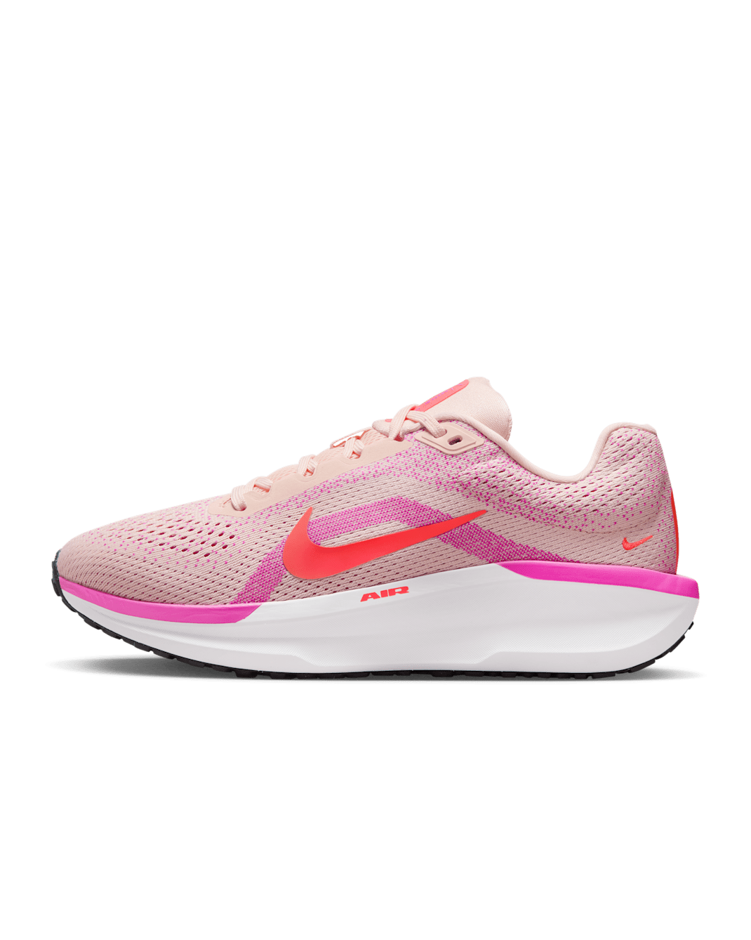 Nike Winflo 11 hardloopschoenen voor dames (straat) - Washed Coral/Fire Pink/Wit/Bright Crimson