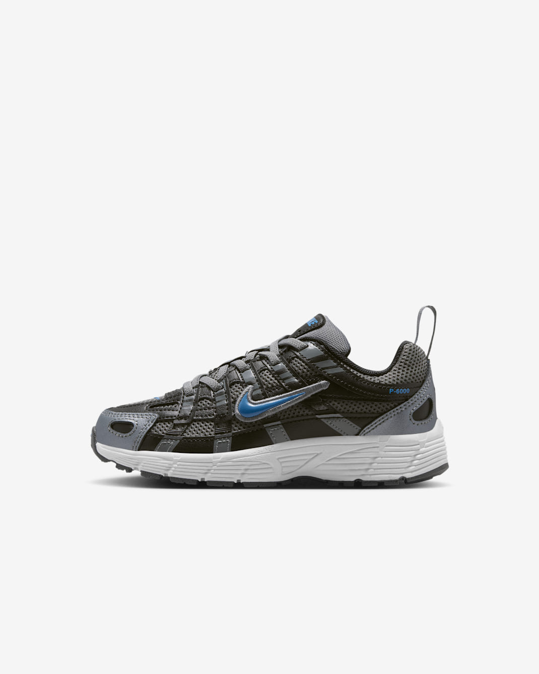 Nike P-6000 Younger Kids' Shoes - Smoke Grey/Black/Platinum Tint/Dutch Blue