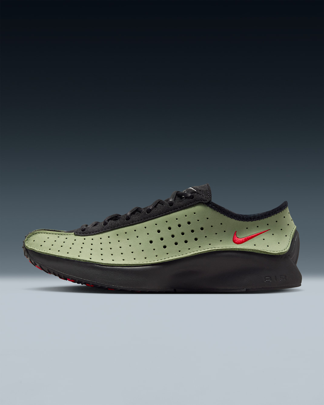 Nike Air Superfly 女鞋 - Oil Green/黑色/Metallic Silver/University Red