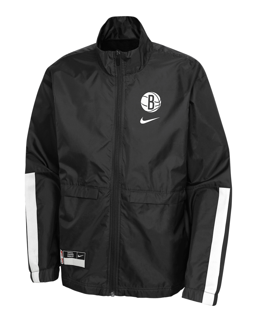 Brooklyn Nets Courtside NBA Trainingsanzug für ältere Kinder (Jungen) - Schwarz