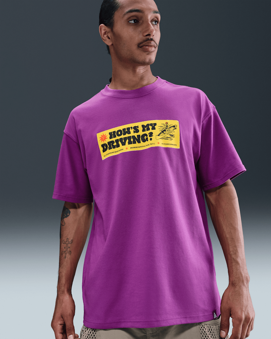 Nike ACG férfipóló - Bold Berry