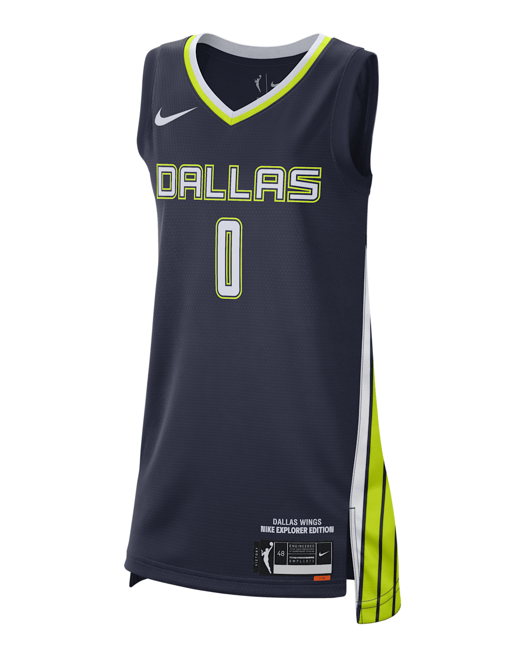Dallas Wings Explorer Edition Nike Dri-FIT WNBA Victory Jersey - College Navy