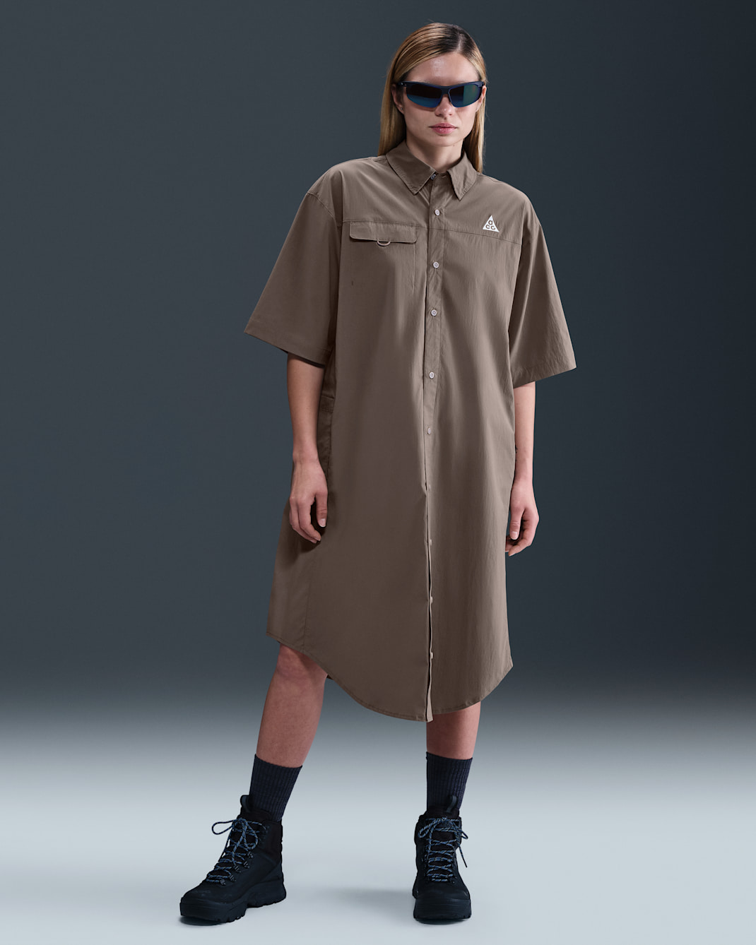 Nike ACG "Orb Weaver" Women's Dri-FIT ADV UV Protection Dress - Mink Brown/College Grey/Summit White