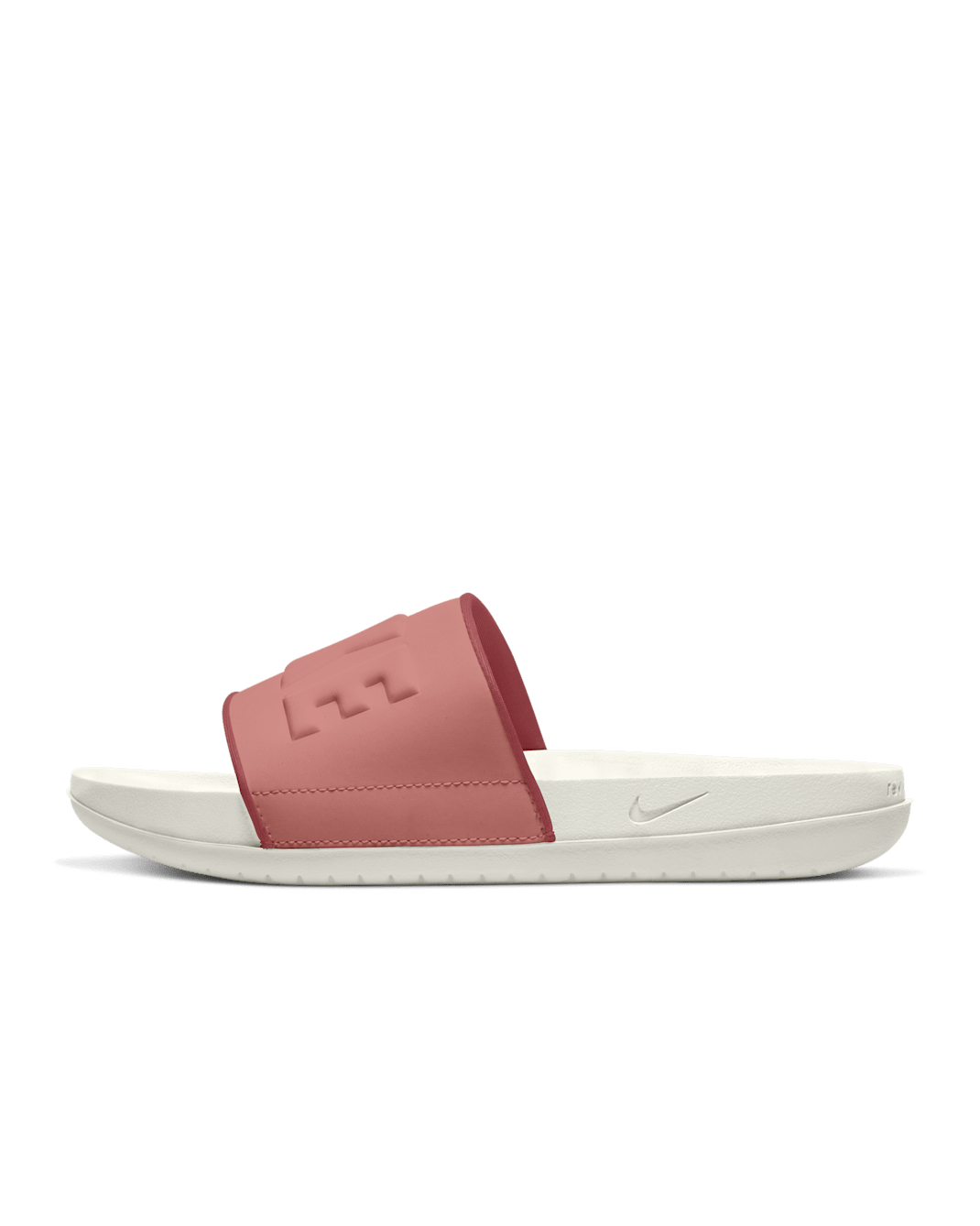 Claquette Nike Offcourt pour Femme - Sail/Canyon Rust/Rust Pink