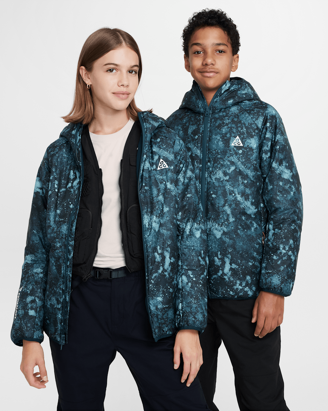 ナイキ ACG "Rope de Dope" ジュニア Therma-FIT ADV ルーズ ジャケット - デニムターコイズ/アーモリーネイビー/ブラック