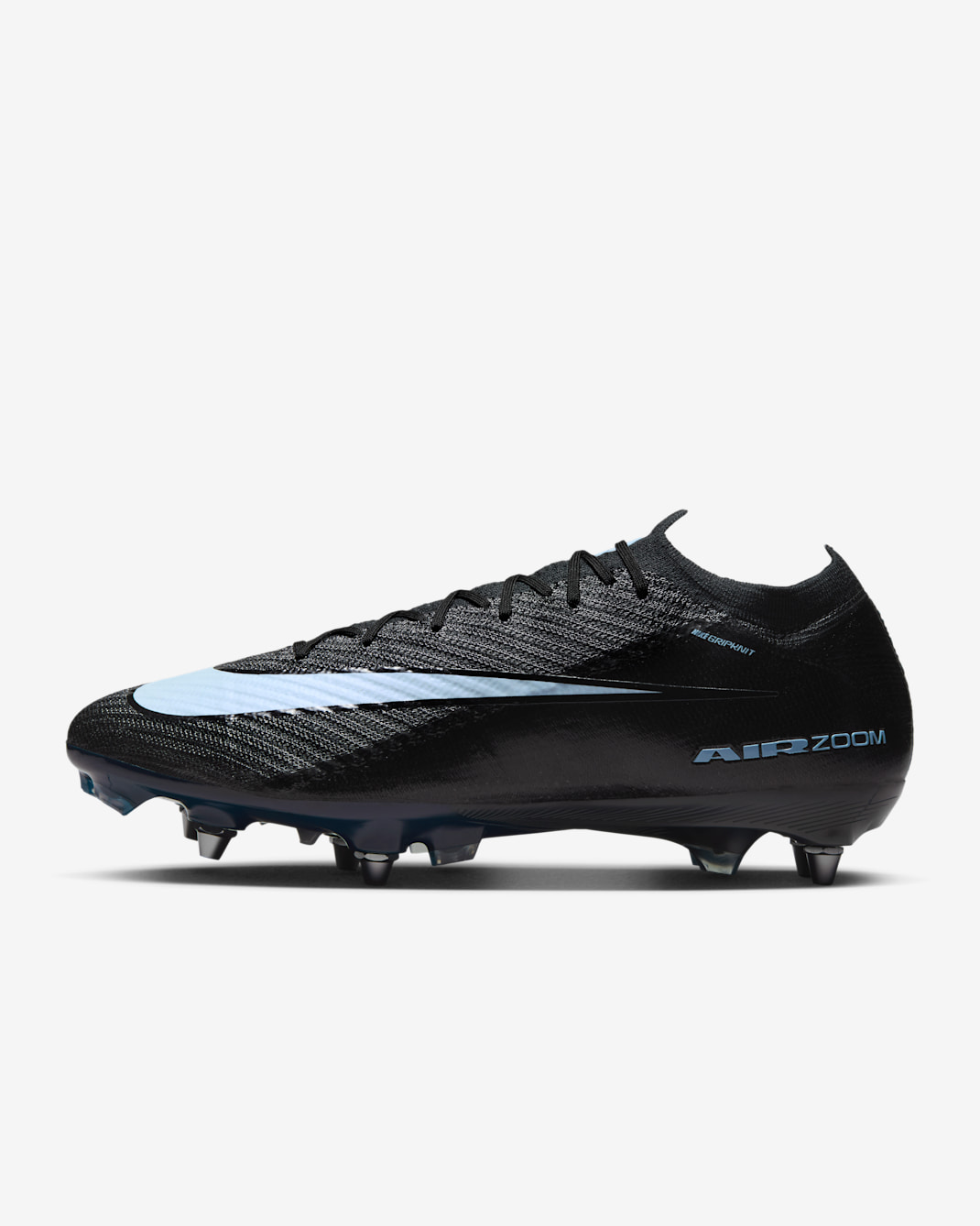 Chaussure de foot à crampons basse SG-Pro Nike Mercurial Vapor 16 Elite - Noir/Ice Blue