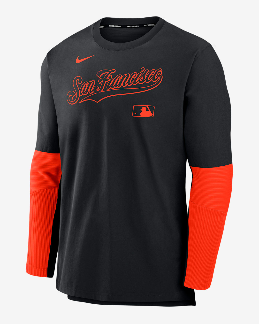 San Francisco Giants Authentic Collection Player Men's Nike Dri-FIT MLB Pullover Sweatshirt - Black