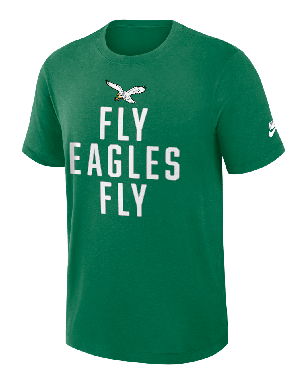 Philadelphia Eagles Direct Handoff Rewind Slub Men's Nike NFL T-Shirt - Kelly Green