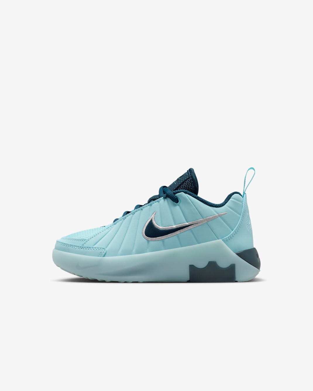 LeBron Witness 9 Little Kids' Shoes - Glacier Ice/Glacier Blue/Metallic Silver/Armory Navy