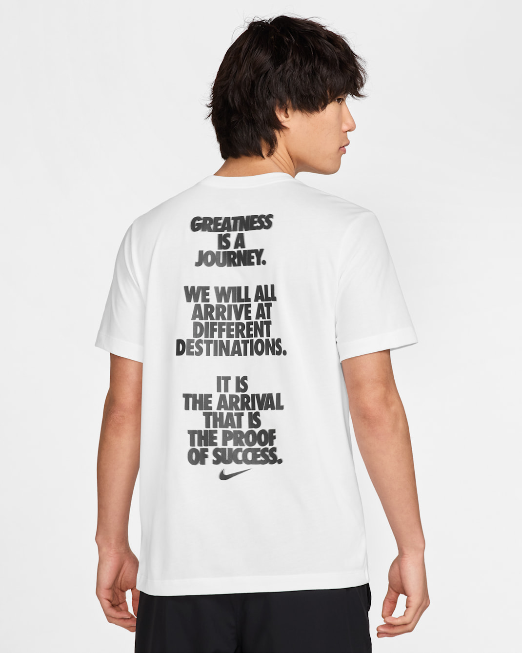 ナイキ メンズ Dri-FIT フィットネス Tシャツ - ホワイト