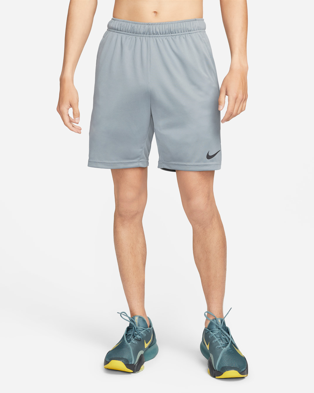 กางเกงเทรนนิ่งขาสั้นแบบถักผู้ชาย Nike Dri-FIT Epic - Smoke Grey/ดำ