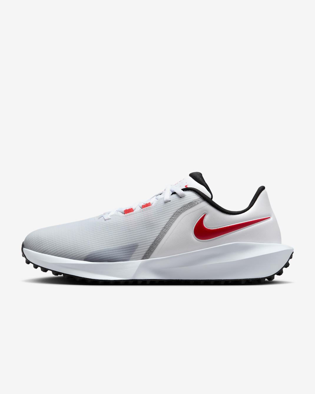 Nike Infinity G NN Golf Shoes (Wide) - White/Pure Platinum/Black/University Red
