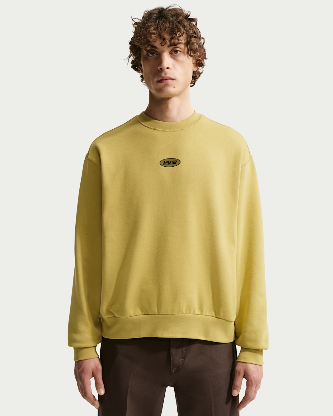 Nike SB Fleece Skate Crew - Buff Gold