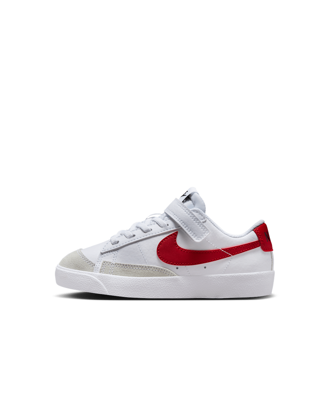 Nike Blazer Low '77 Younger Kids' Shoes - White/Black/Gym Red
