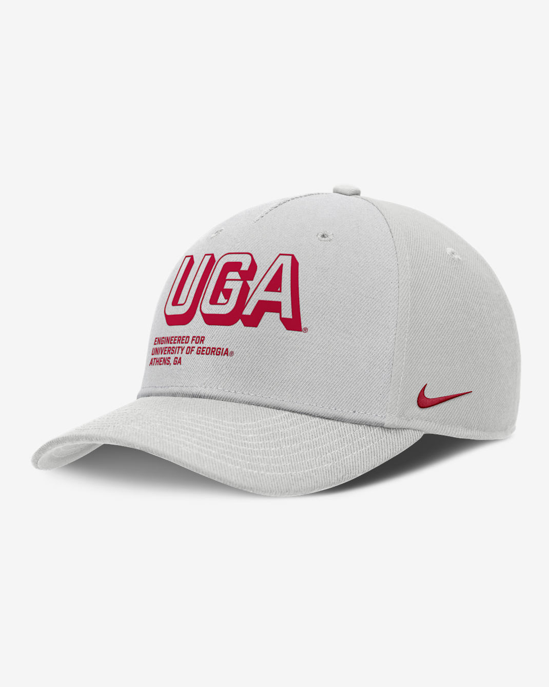 Georgia On-Field Primetime Rise Men's Nike College Adjustable Hat - Grey