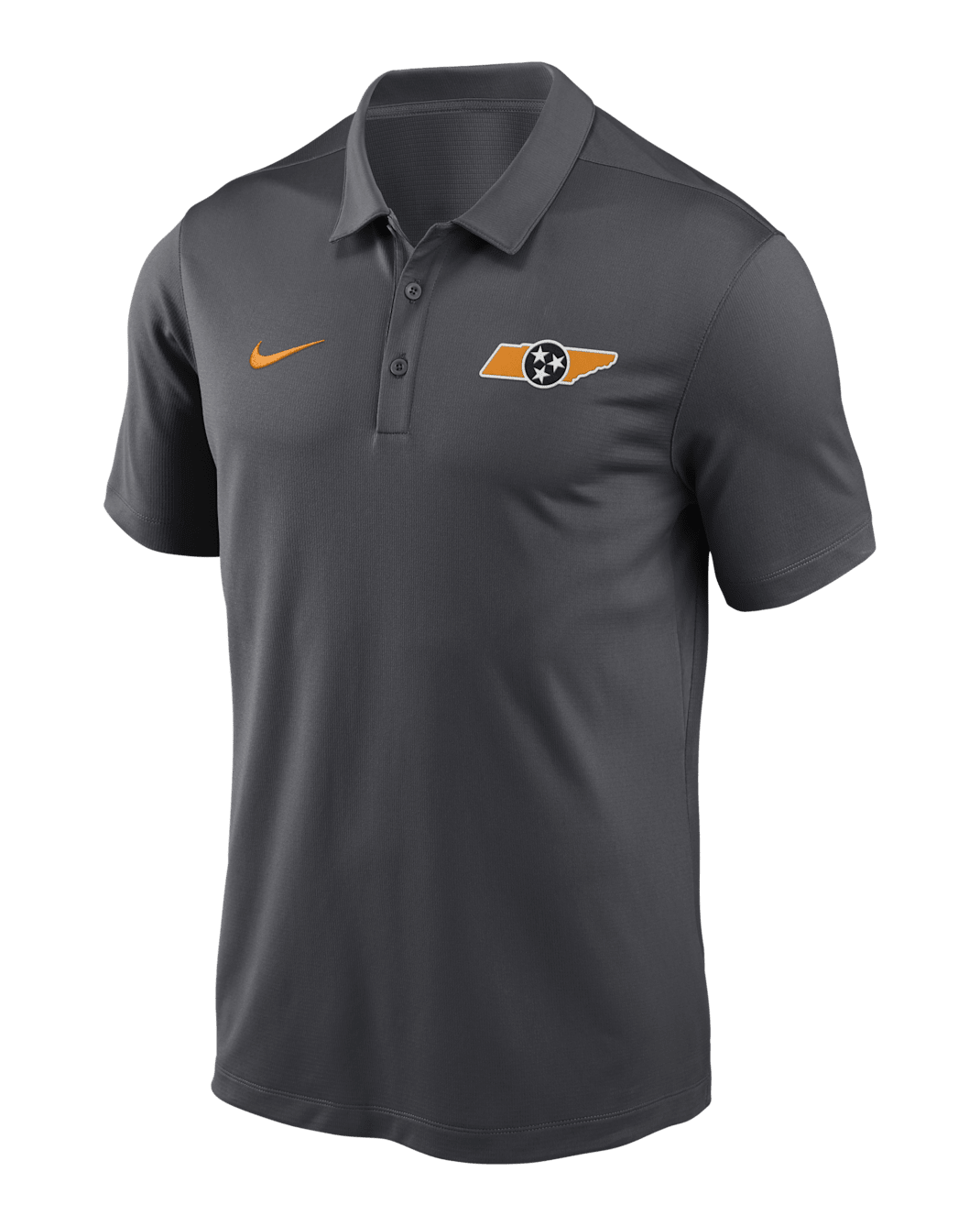 Tennessee Volunteers Volunteer State Smokey Grey Franchise Men's Nike Dri-FIT College Polo - Anthracite