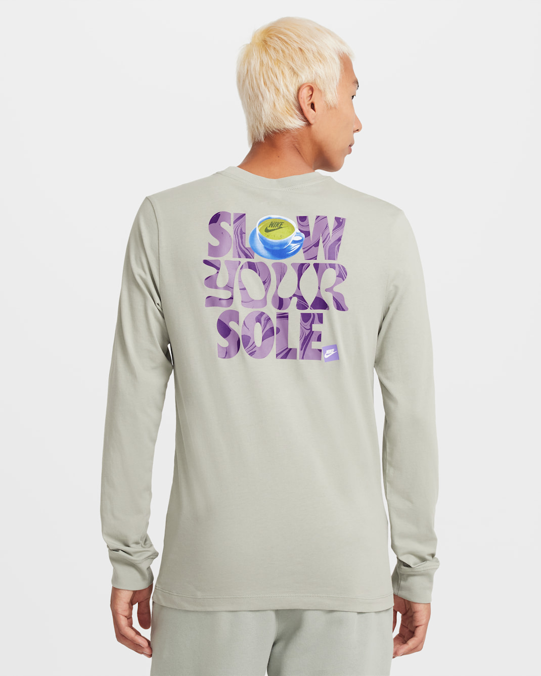 Nike Sportswear Club 長袖 T 恤 - Jade Horizon