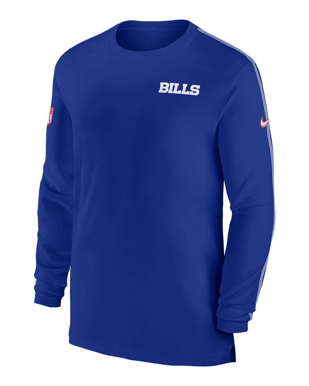 Playera de manga larga Nike Dri-FIT de la NFL para hombre Buffalo Bills Sideline Coach - Royal