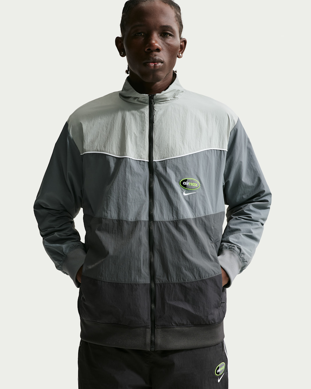 Nike Sportswear Men's Woven Jacket - Anthracite/Dark Grey/Cool Grey