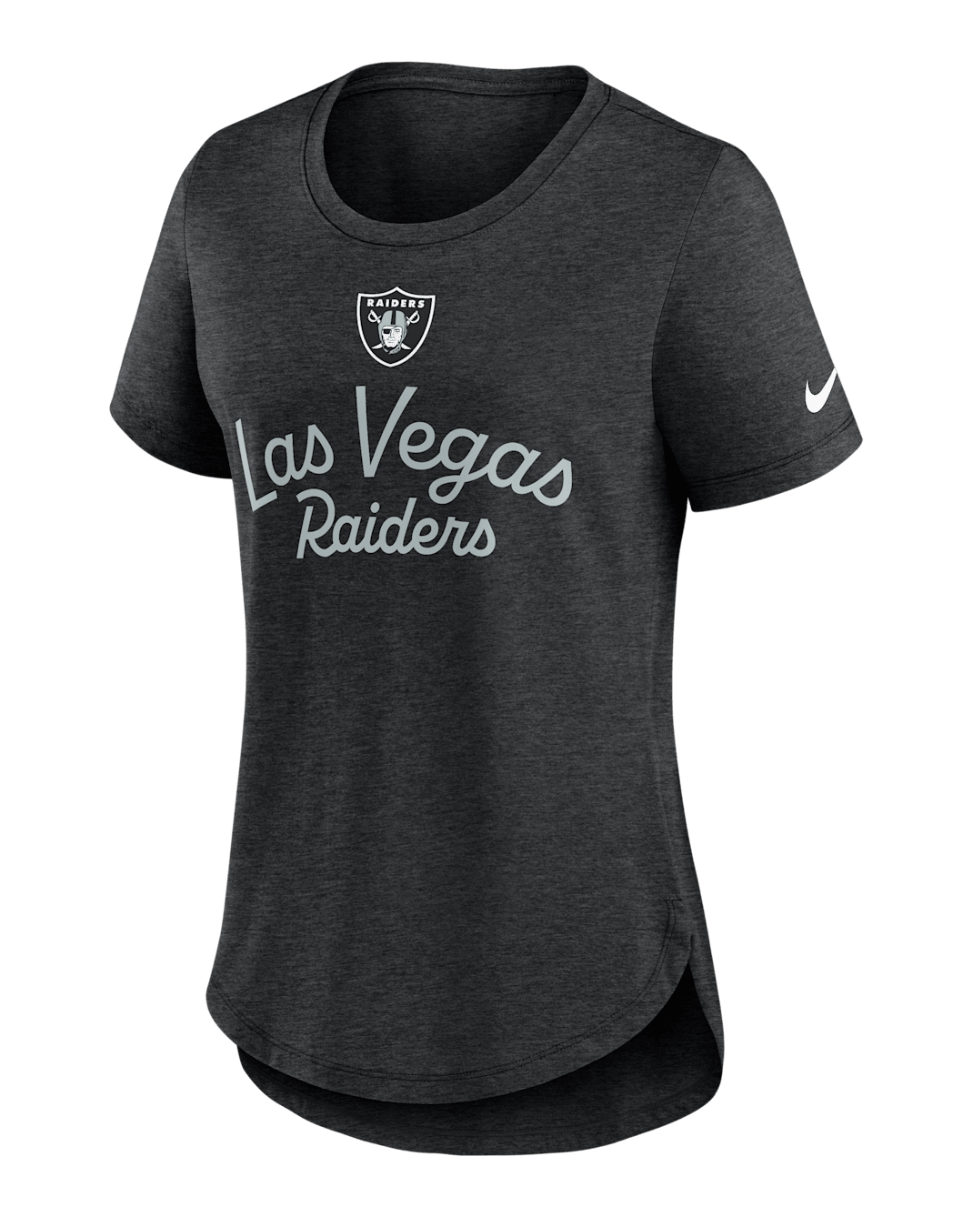 Las Vegas Raiders Script Women's Nike NFL T-Shirt - Black