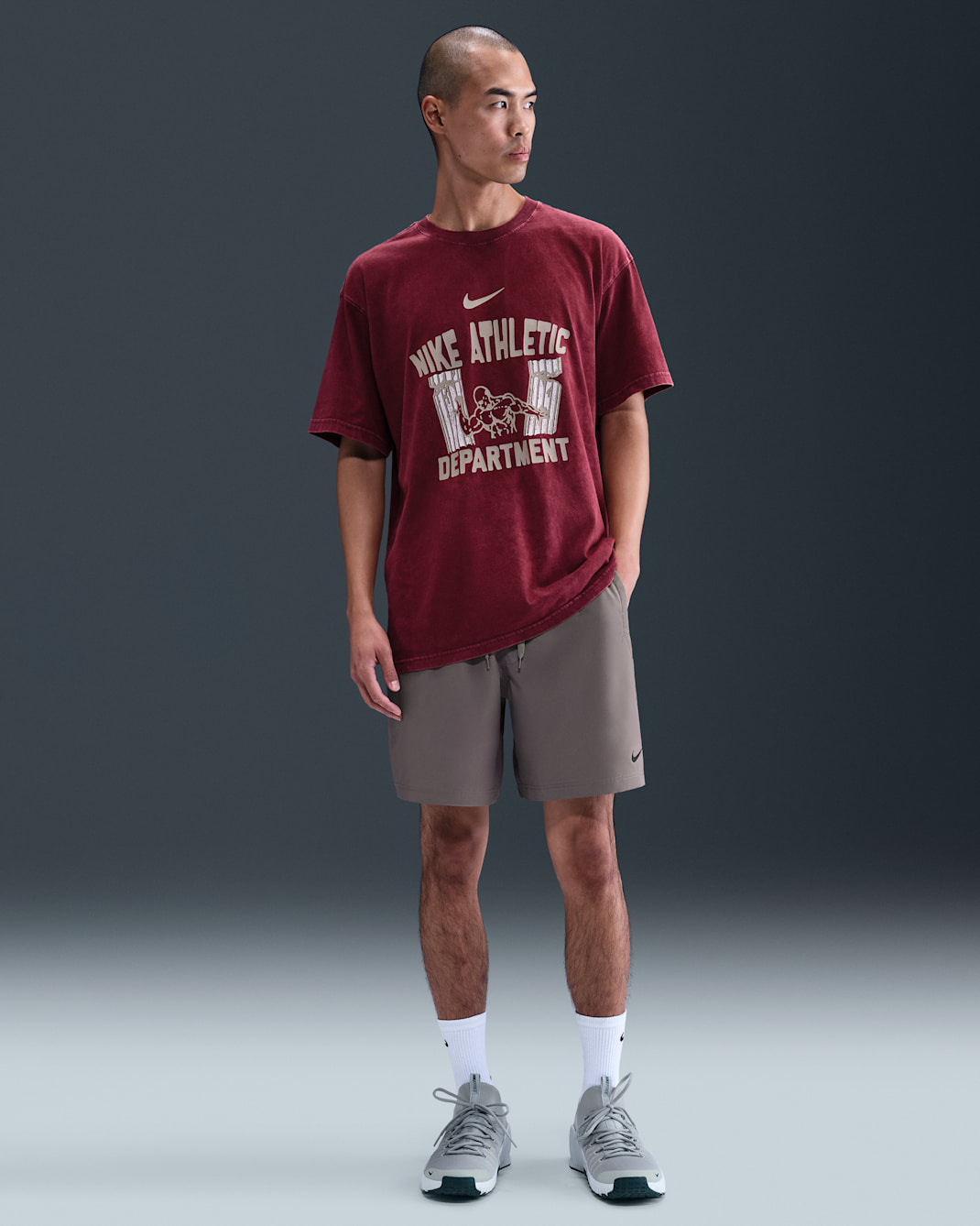 Nike Dri-FIT Form Men's 7" Unlined Versatile Shorts - Cave Stone/Black