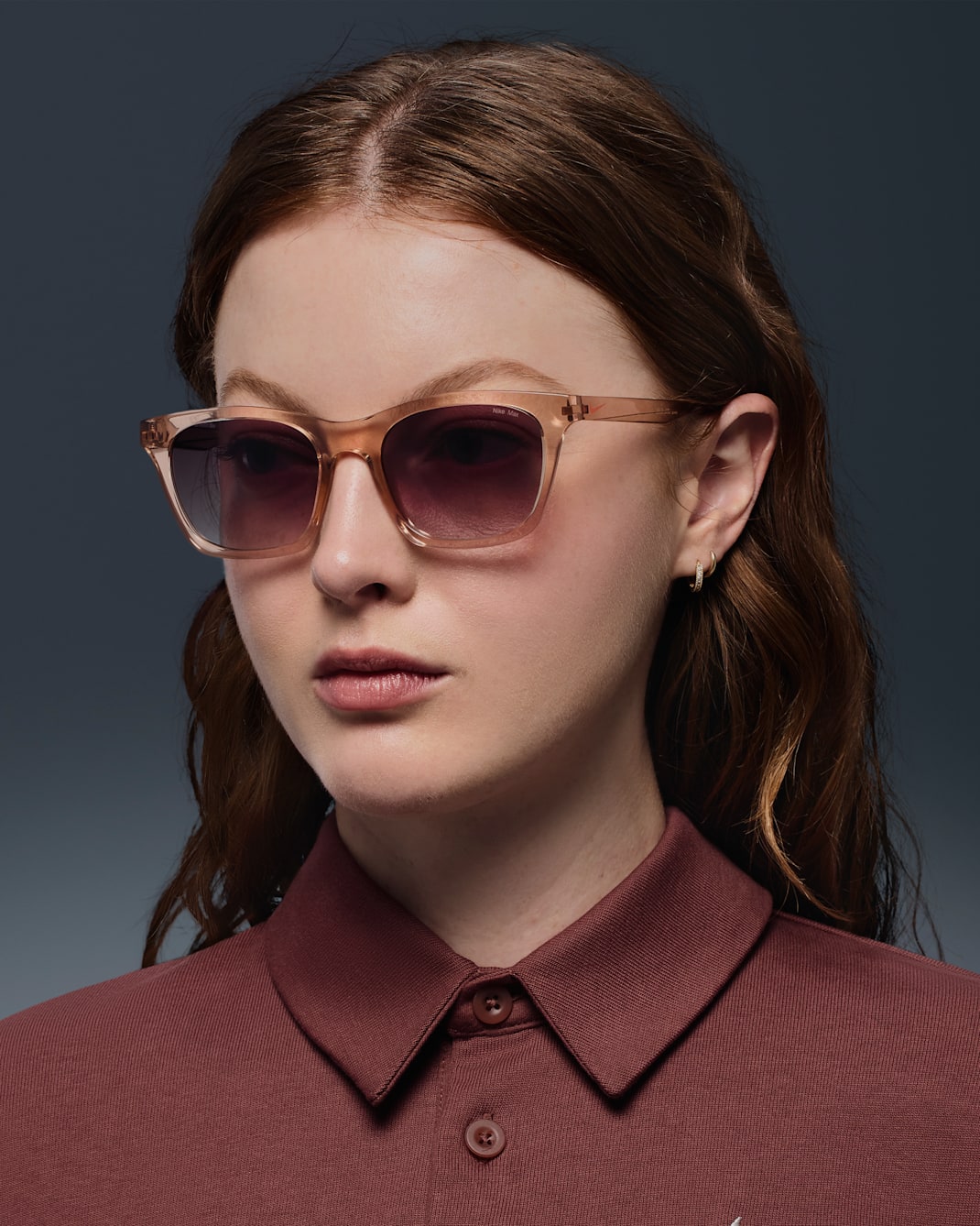 Nike Vital Flow Sunglasses - Washed Coral/Brown