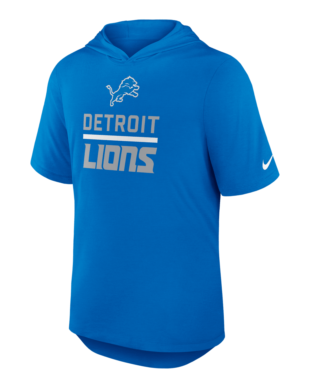 Detroit Lions Men's Nike Dri-FIT NFL Hooded T-Shirt - Blue