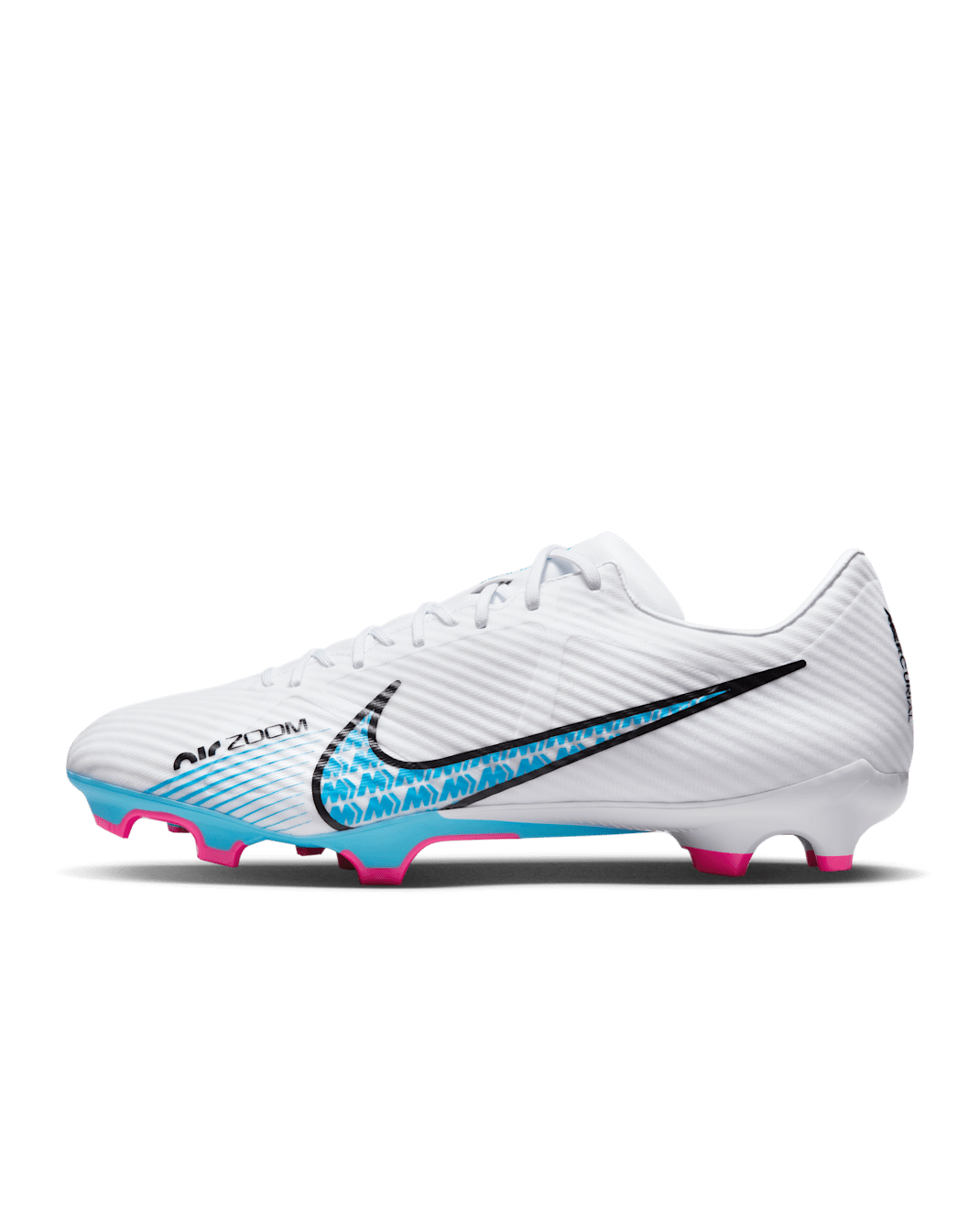 Nike Mercurial Vapor 15 Academy Multi-Ground Low-Top Football Boot - White/Hot Punch/Coconut Milk/Baltic Blue