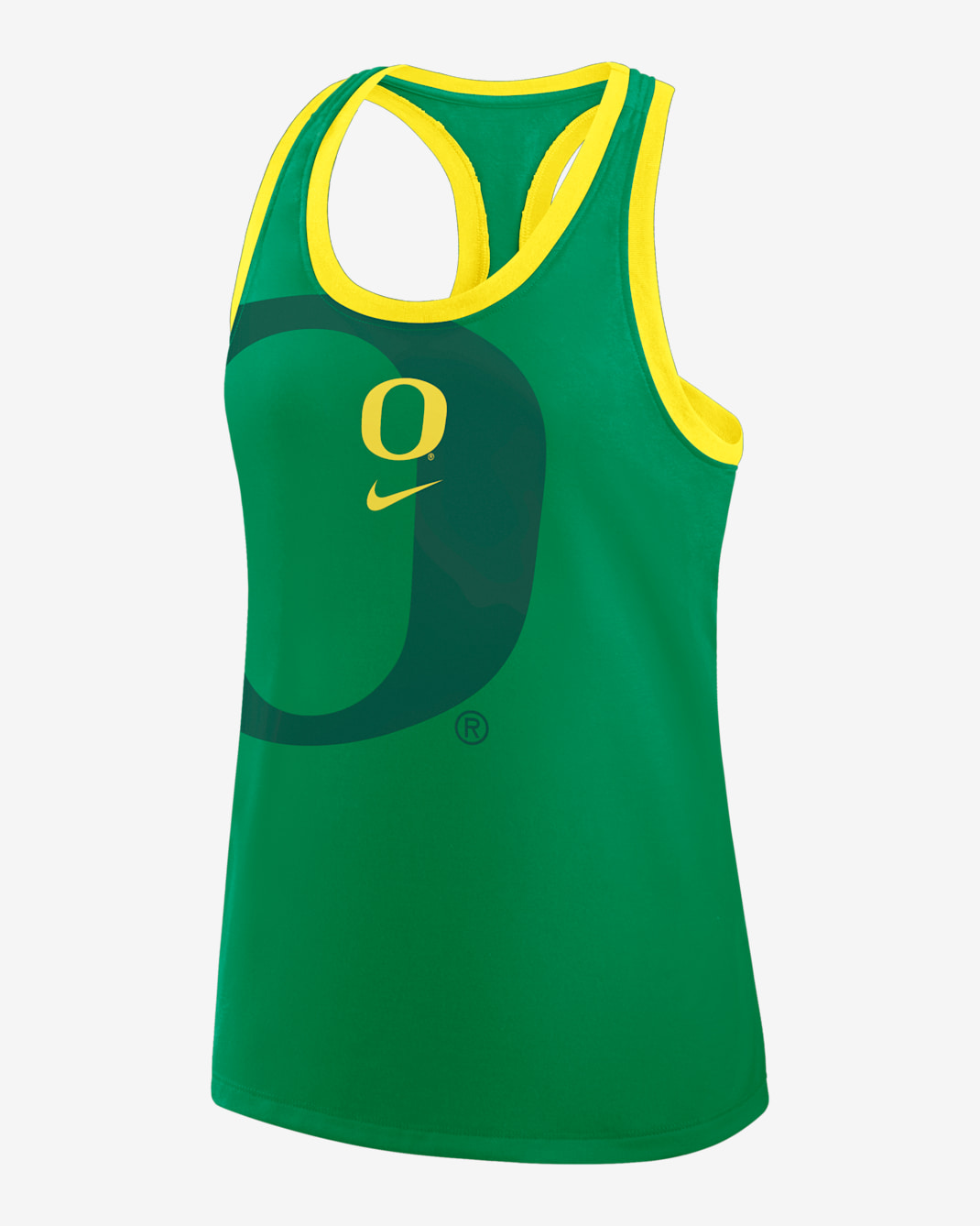 Oregon Primetime Shadow Women's Nike College Racerback Tank Top - Green