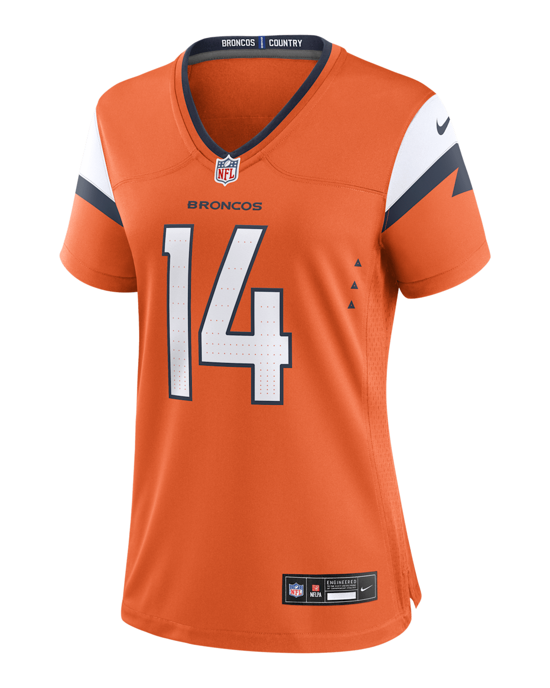 Courtland Sutton Denver Broncos Women's Nike NFL Game Football Jersey - Orange