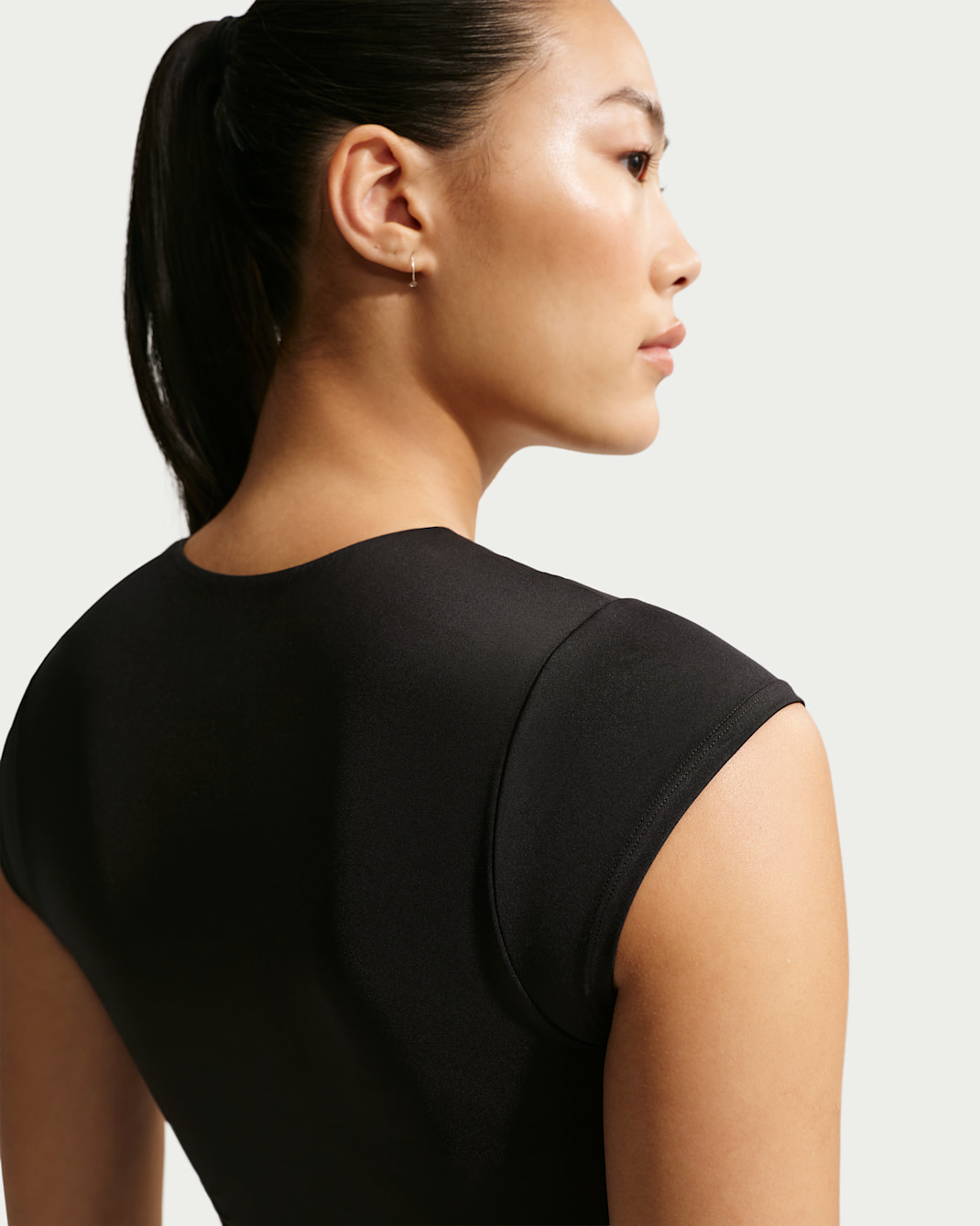 Nike Swim Effortless Essential Women's Cap Sleeve Swim Top - Black