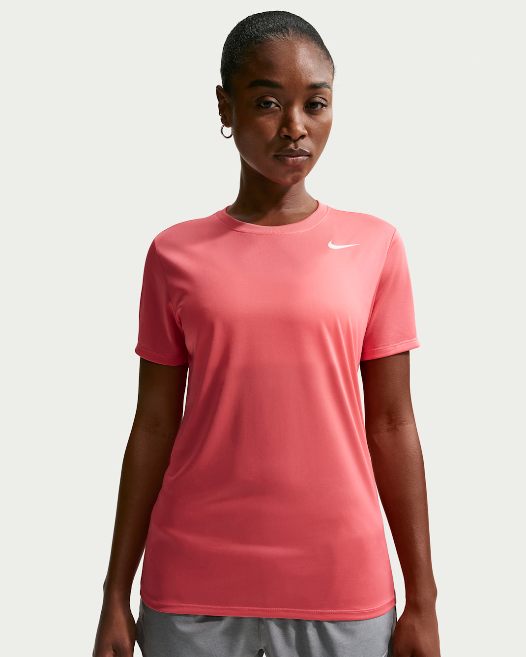 Nike Dri-FIT Women's T-Shirt - Sea Coral/White