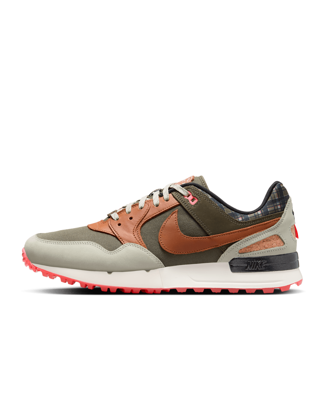 Nike Air Pegasus '89 Golf Shoes - Cargo Khaki/Jade Horizon/Hot Punch/Light British Tan