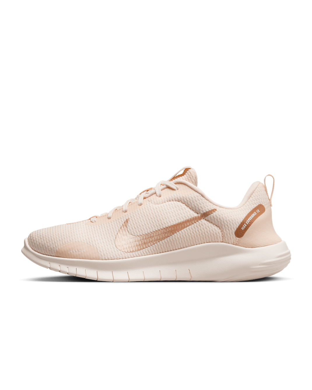 Nike Flex Experience Run 12 Women's Road Running Shoes - Guava Ice/Pale Ivory/White/Metallic Red Bronze