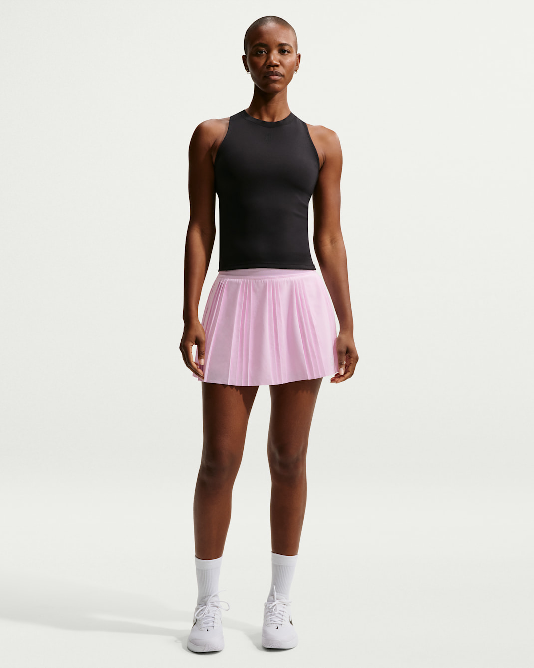 Falda de tenis Dri-FIT plisada para mujer NikeCourt Advantage - Espuma rosa/Espuma rosa