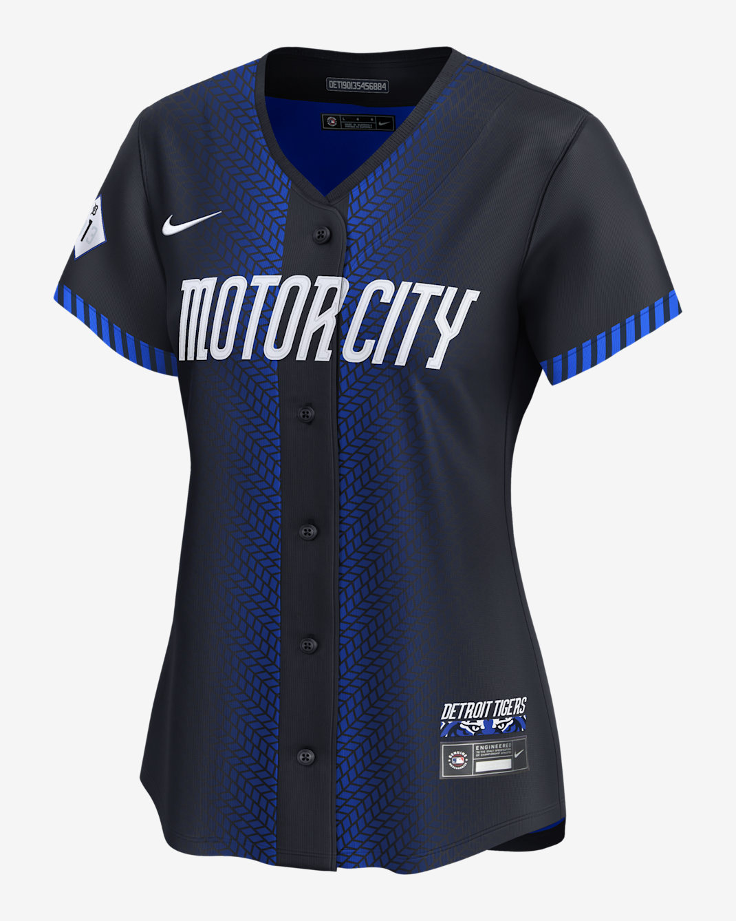 Jersey Nike Dri-FIT ADV de la MLB Limited para mujer Javier Báez Detroit Tigers City Connect - Azul marino
