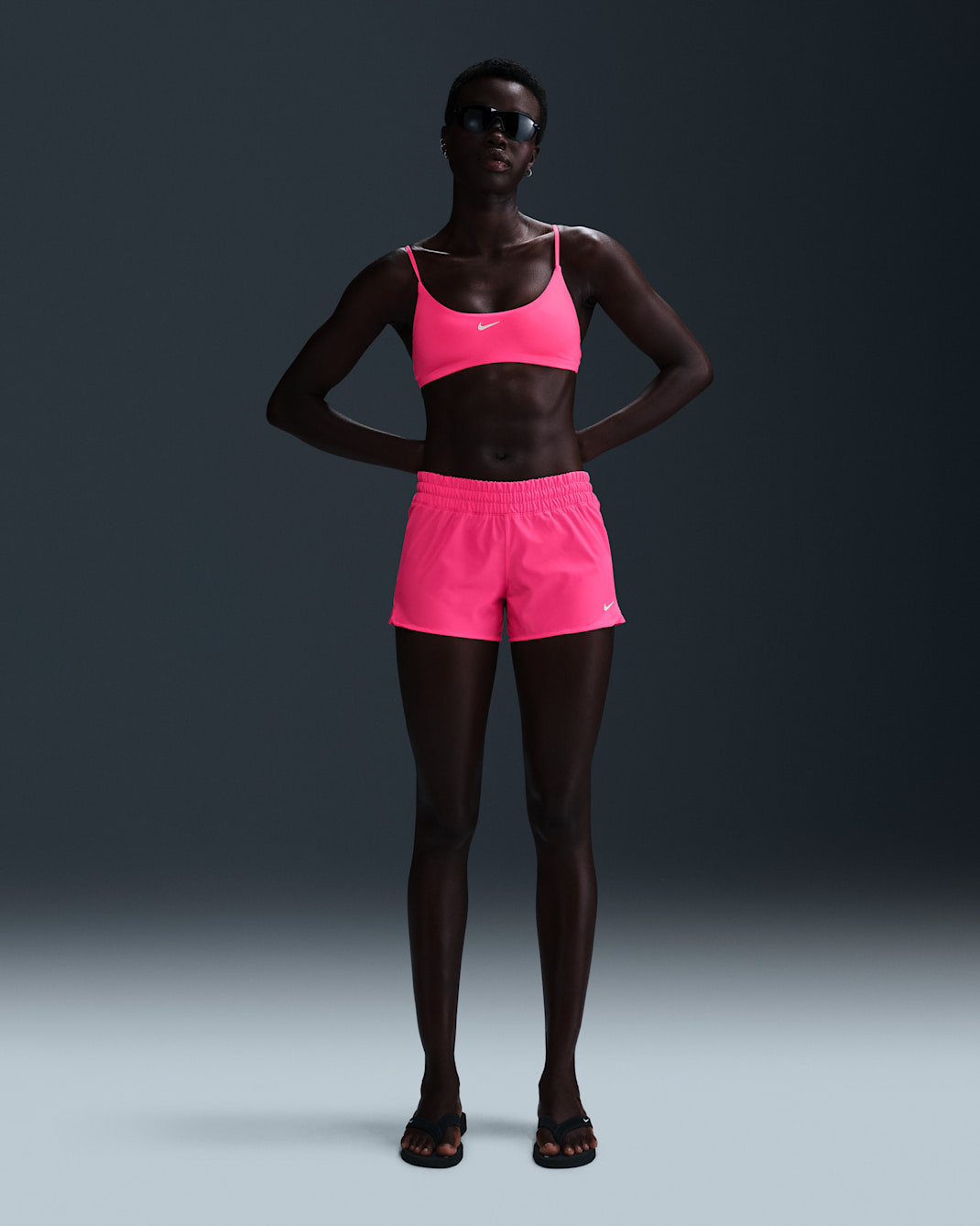 Nike Swim Women's Cover-Up Shorts - Hyper Pink