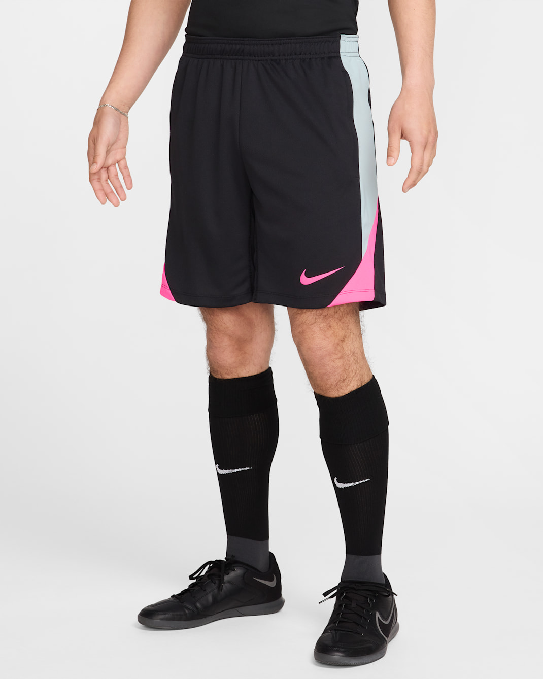 Nike Strike Men's Dri-FIT Soccer Shorts - Black/Ocean Cube/Hyper Pink/Hyper Pink