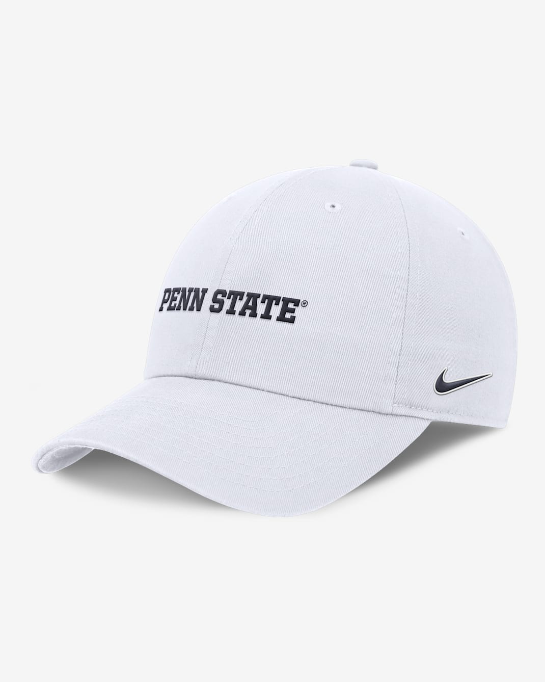 Gorra universitaria Nike Dri-FIT ajustable para hombre Penn State Nittany Lions On-Field Club - Blanco
