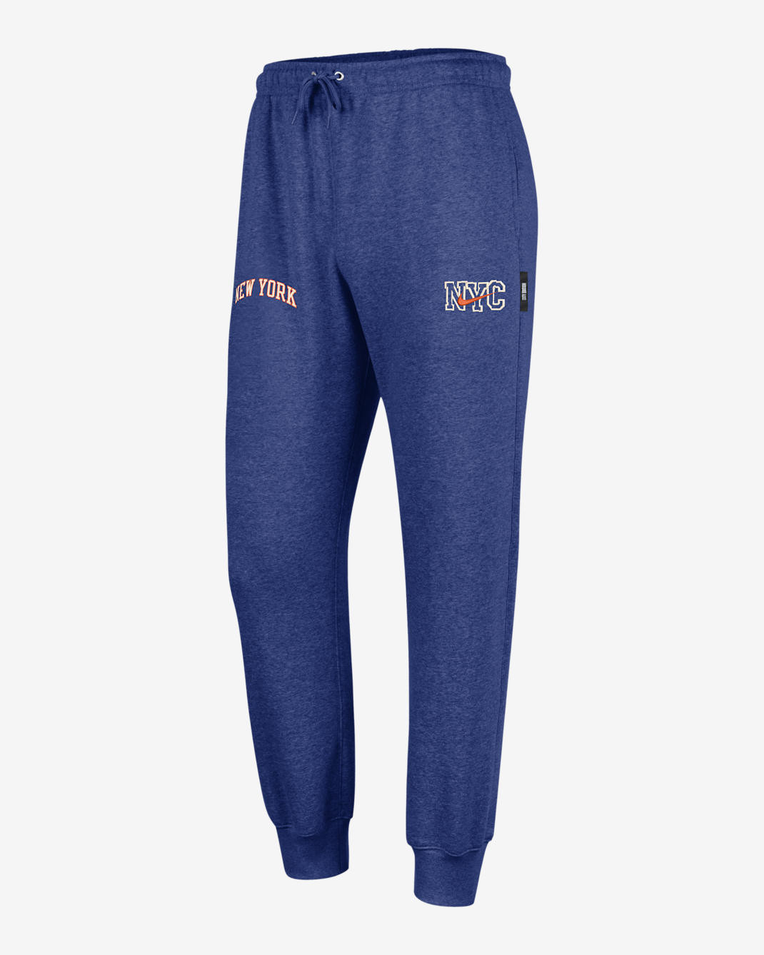 New York Knicks City Edition Men's Nike NBA Club Fleece Jogger - Rush Blue