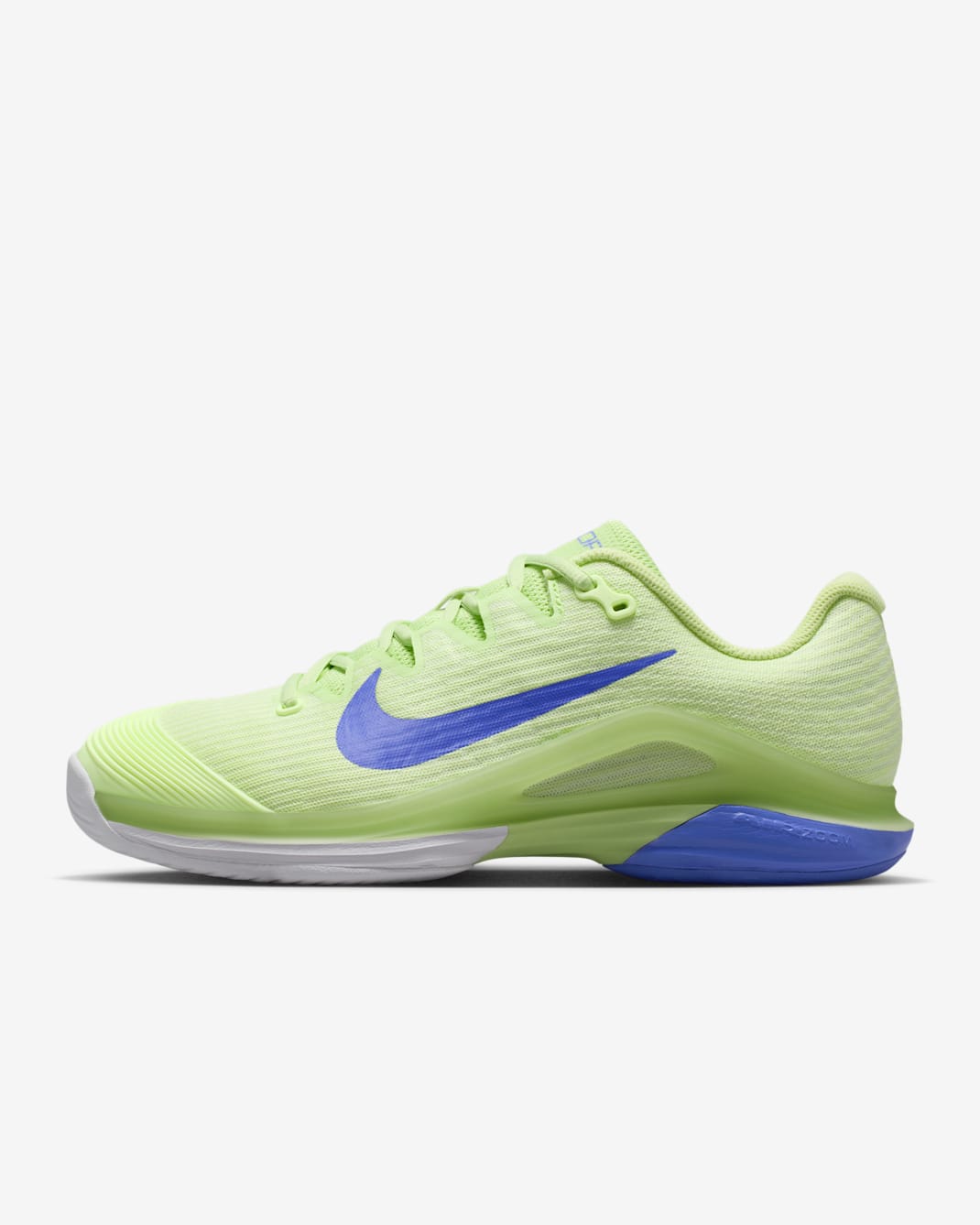Nike Vapor 12 Women's Hard Court Tennis Shoes - Light Liquid Lime/White/Volt Tint/Sapphire
