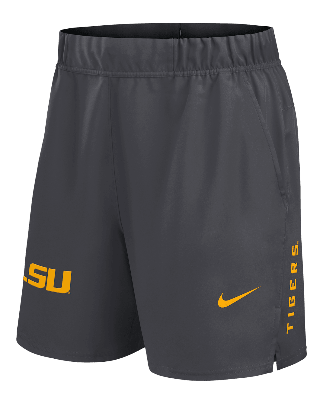 LSU Primetime Victory Primary Logo Men’s Nike Dri-FIT College Shorts - Grey