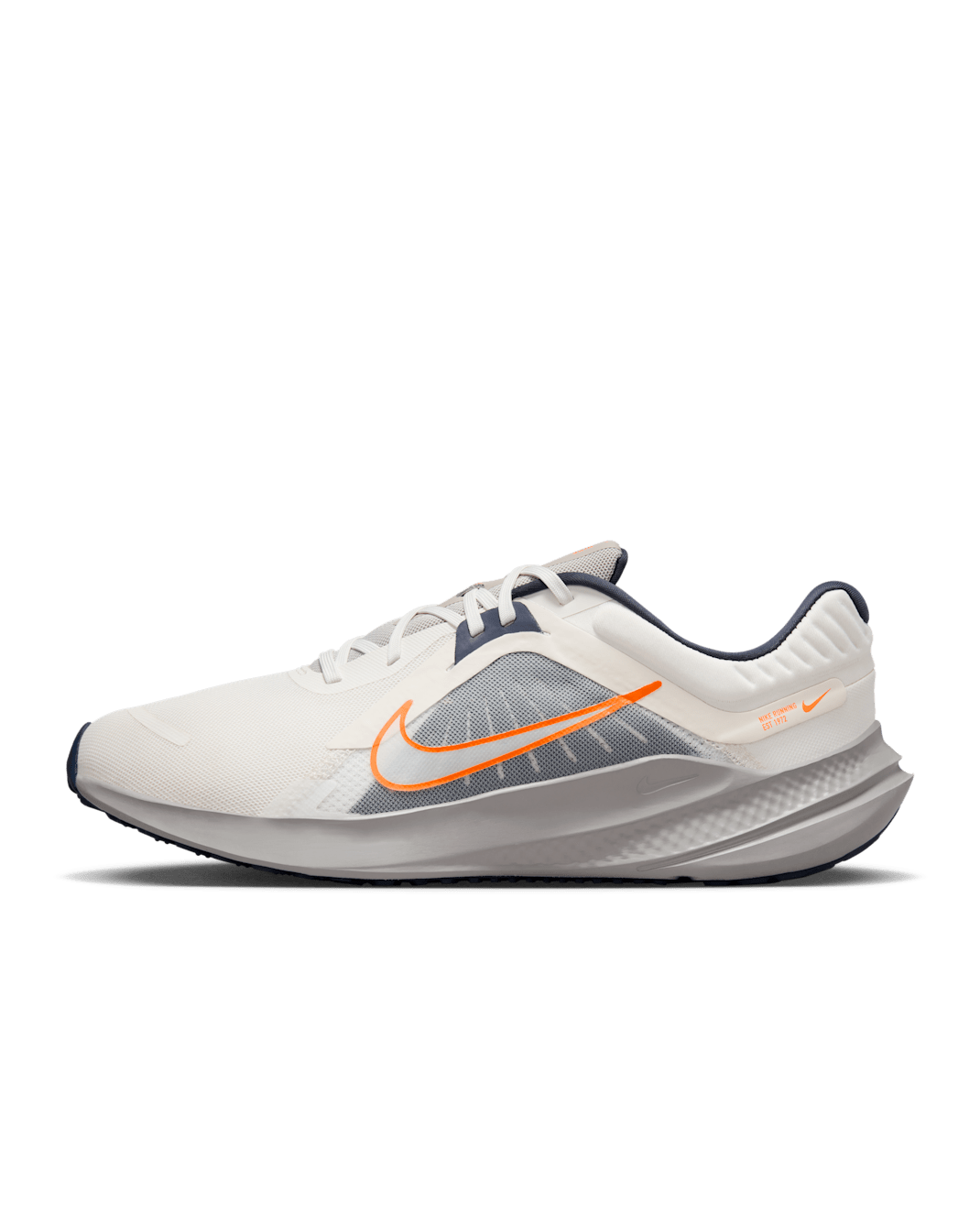 Nike Quest 5 Men's Road Running Shoes - Sail/Thunder Blue/Light Iron Ore/Total Orange