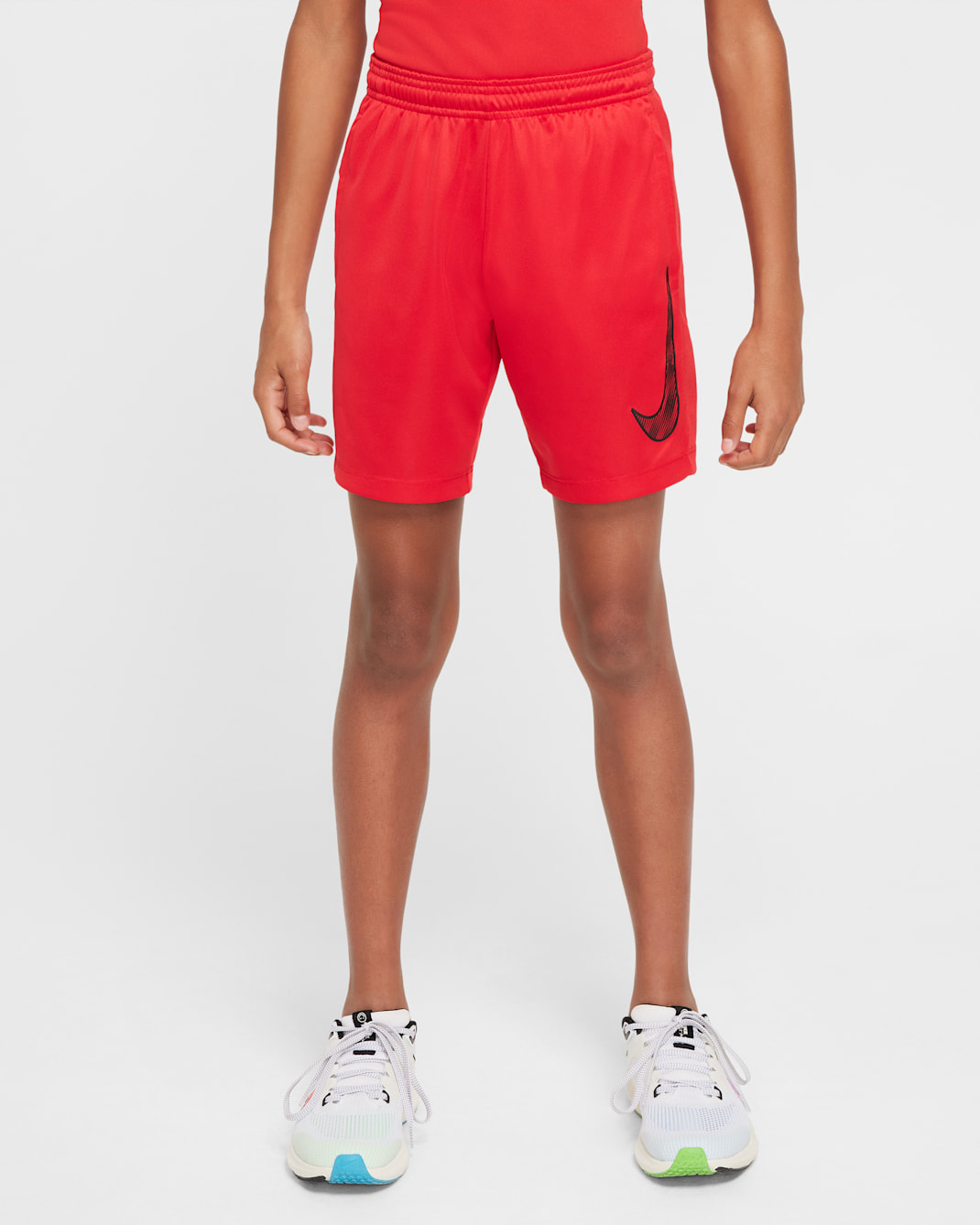 Nike Trophy23 Older Kids' Dri-FIT Shorts - University Red/University Red/Black