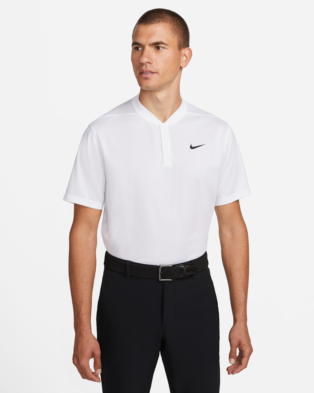 Nike Dri-FIT Victory Men's Golf Polo - White/Black
